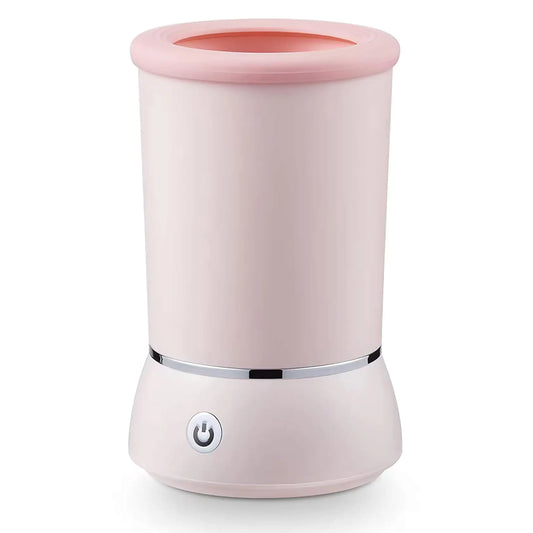 sphera Automatic Pet Paw Cleaner - Pink - Portable Electric Washer and Massager for Dogs & Cats - USB Rechargeable - Silicone Brush