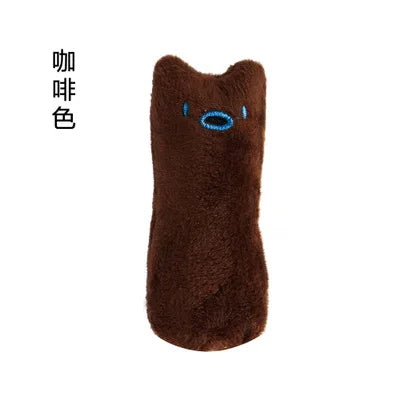Catnip Cat Chew Toys - Interactive Plush Teeth-Grinding Toy for Kittens, 6 Colors