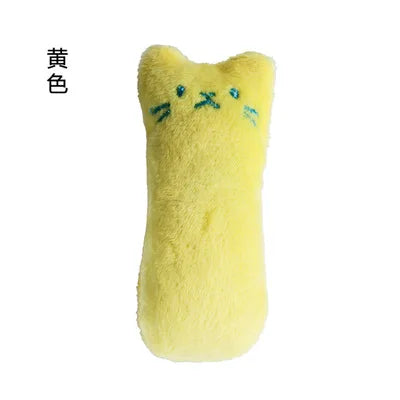 Catnip Cat Chew Toys - Interactive Plush Teeth-Grinding Toy for Kittens, 6 Colors