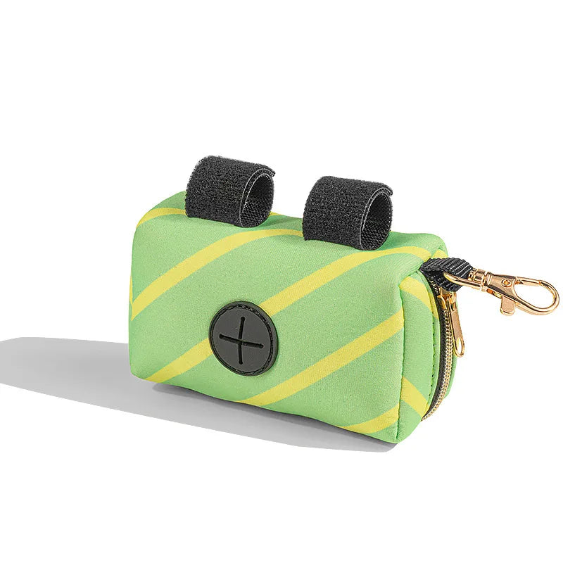 Portable Dog Poop Bag Dispenser Pouch - Waste Bag Holder for Dogs & Cats, 4 Colors