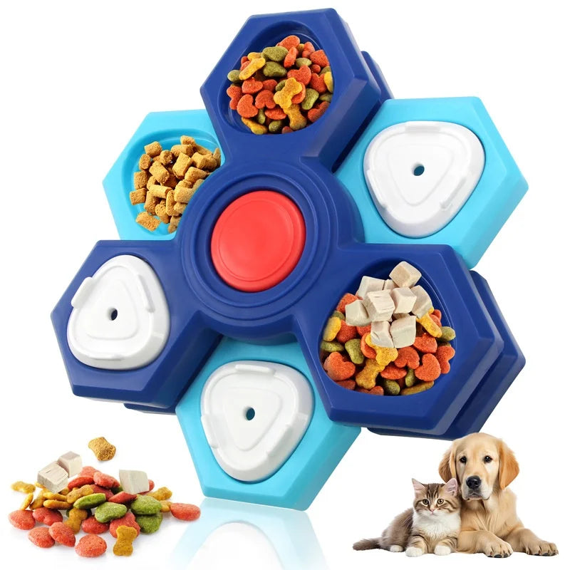 Dog Puzzle Feeder Toy - Slow Food Tray for Boredom and Training, 2, 3 or 4 Layers