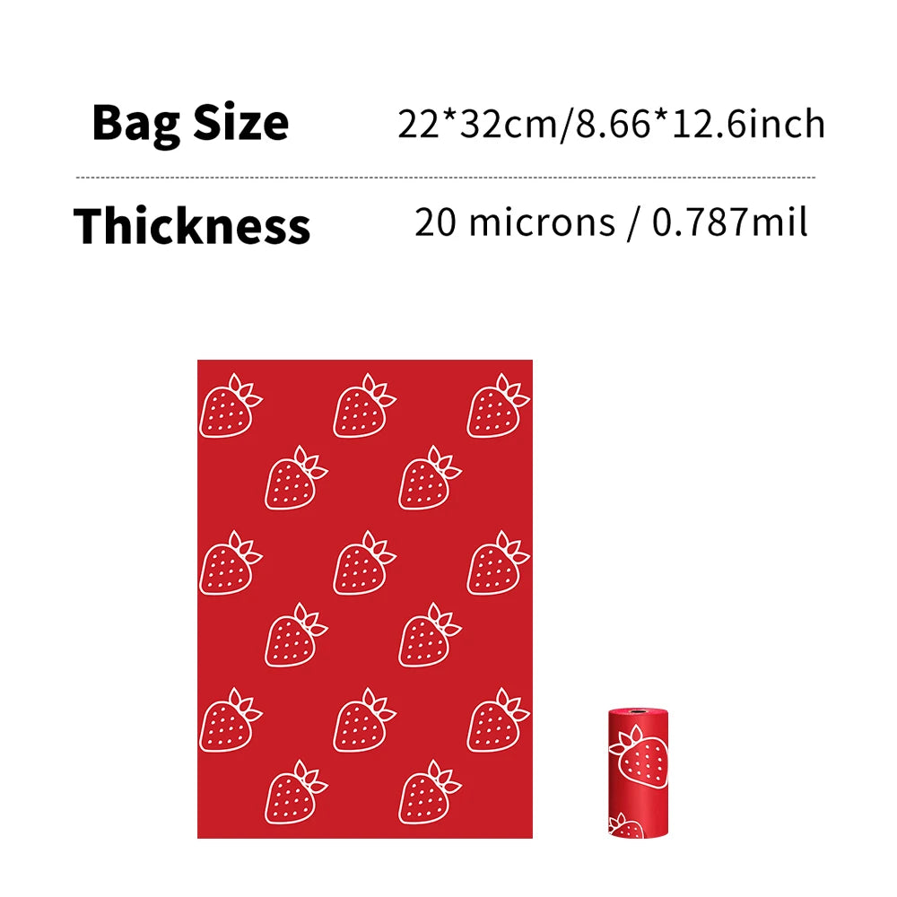 Extra-Thick Scented Dog Poop Bags with Dispenser - Leak-Proof Photodegradable Waste Bags, 60-630 Bags