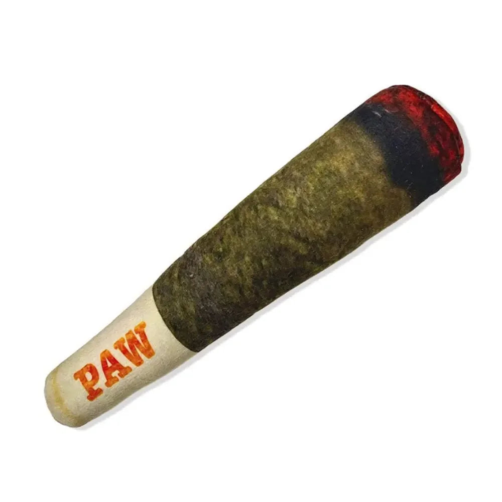 Funny Nylon Chew Toy for Dogs - Cigar Design Squeaky Toy for Teething and Chewing