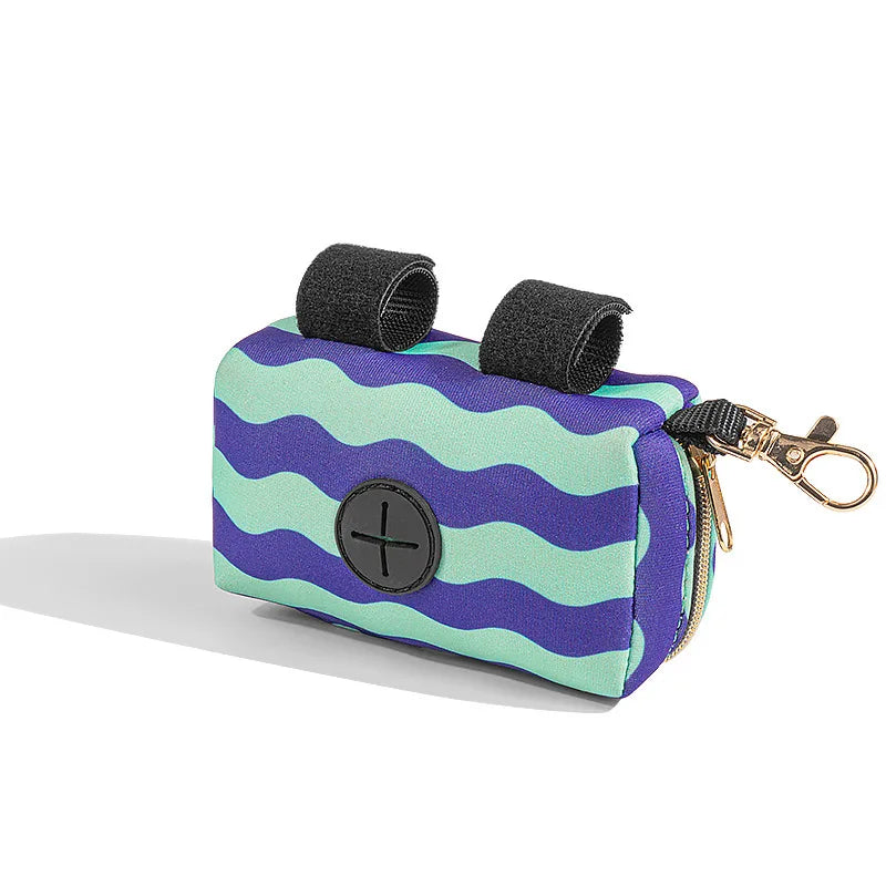 Portable Dog Poop Bag Dispenser Pouch - Waste Bag Holder for Dogs & Cats, 4 Colors