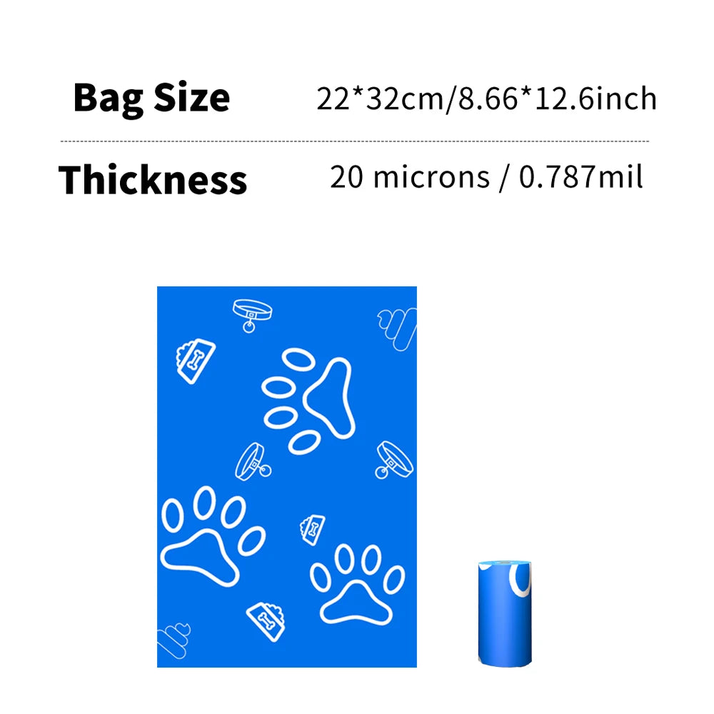 Extra-Thick Scented Dog Poop Bags with Dispenser - Leak-Proof Photodegradable Waste Bags, 60-630 Bags