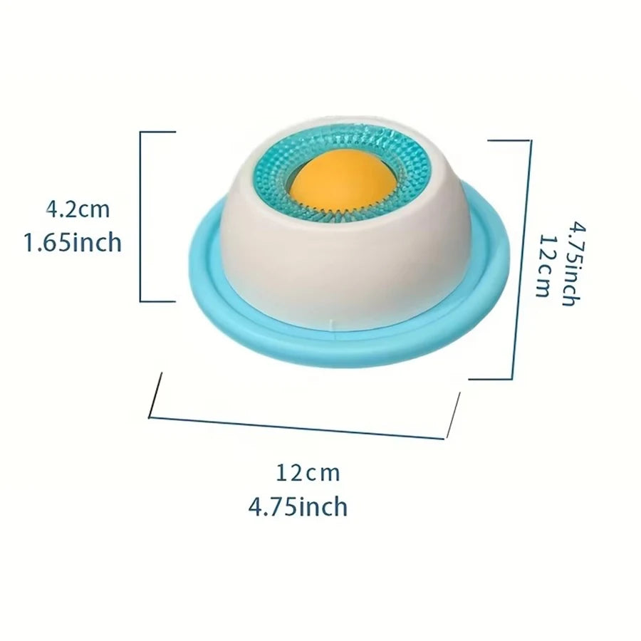 Silicone Lick Toy Slow Feeder for Dogs & Cats - Interactive Enrichment Dispenser for Training