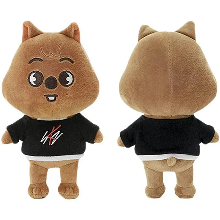 Plush Squeaky Pet Toy - Cute Animal Interactive Chew Toy for Dogs & Cats, About 20 cm