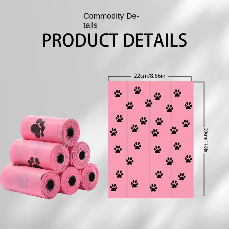 Degradable Dog Poop Bags in Bulk - Scented HDPE + EPI Waste Bags, 1 to 27 Rolls