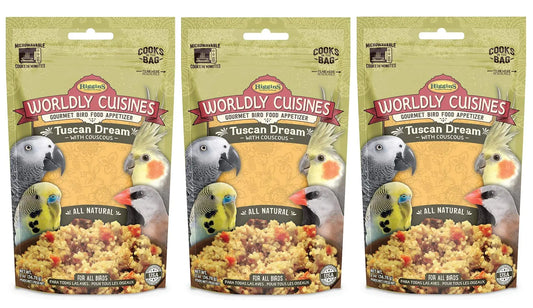 Higgins Worldly Cuisines Tuscan Dream Bird Treat 2 Ounces (3 Pack)