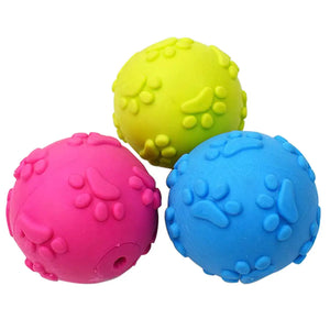 Nlmskzzy Dog Squeaky Balls ，Dog Balls for Small Medium Large Dogs Squeaky Toy Balls 3 Pcs